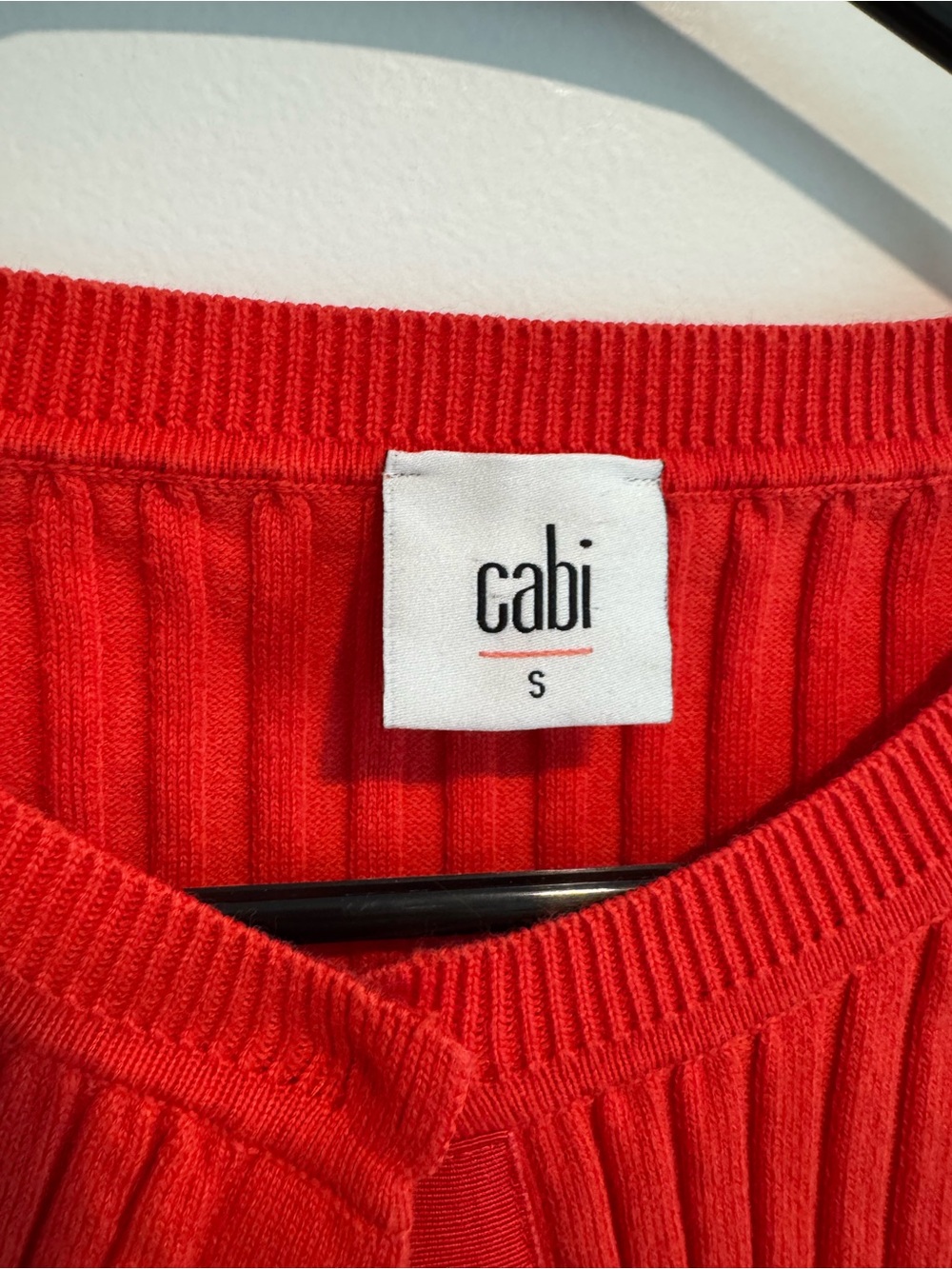 CAbi Scarlet Ribbed Button Cardigan - Picture 5 of 7
